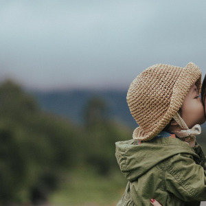 parent hugging child